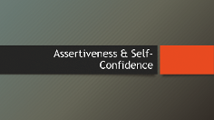 assertiveness and self confidence thumbnail